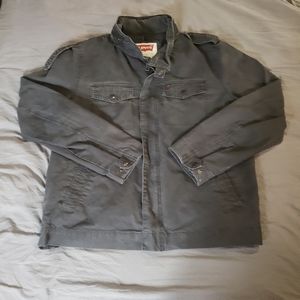 Levis Black Jean Trucker Jacket
